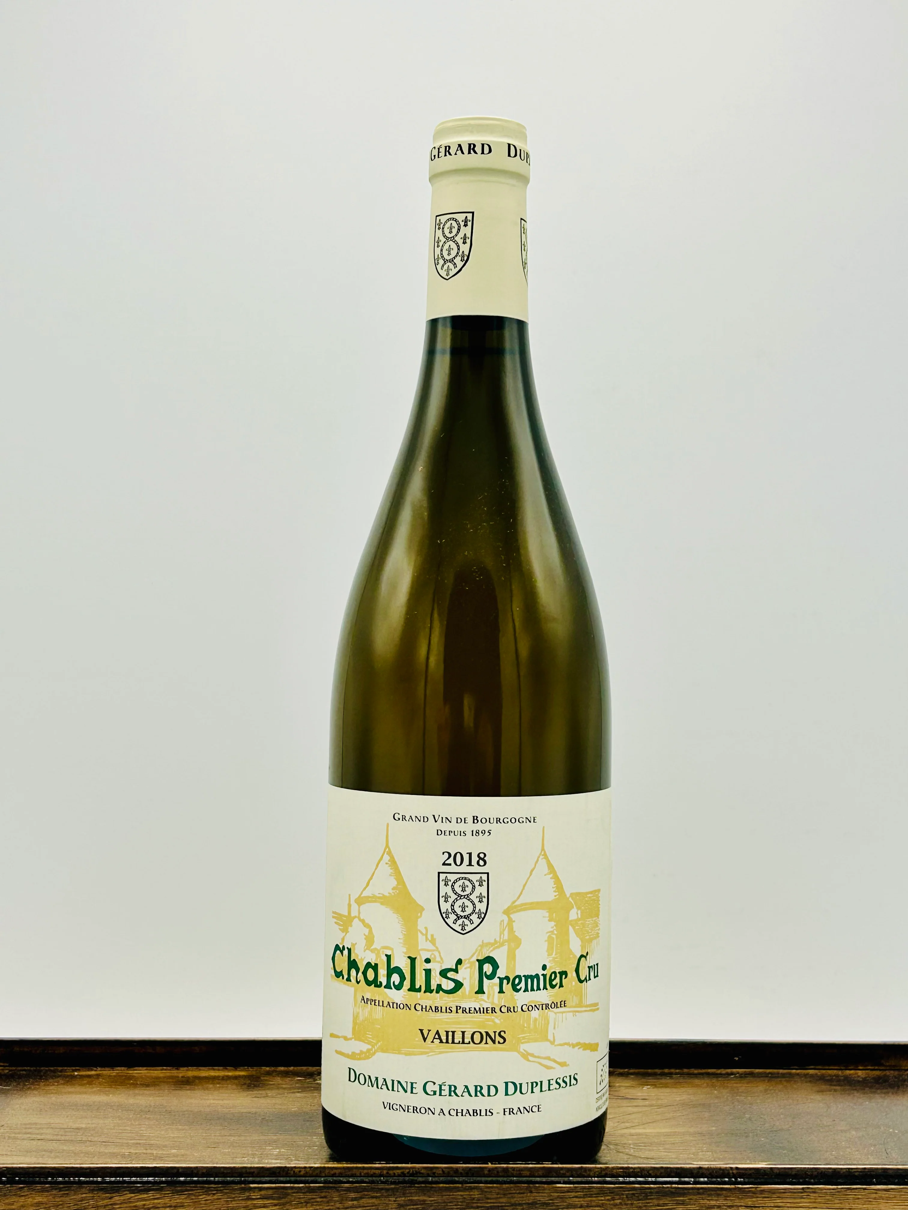 Domaine Gerard Duplessis 'Vaillons' Premier Cru Chablis, 2018