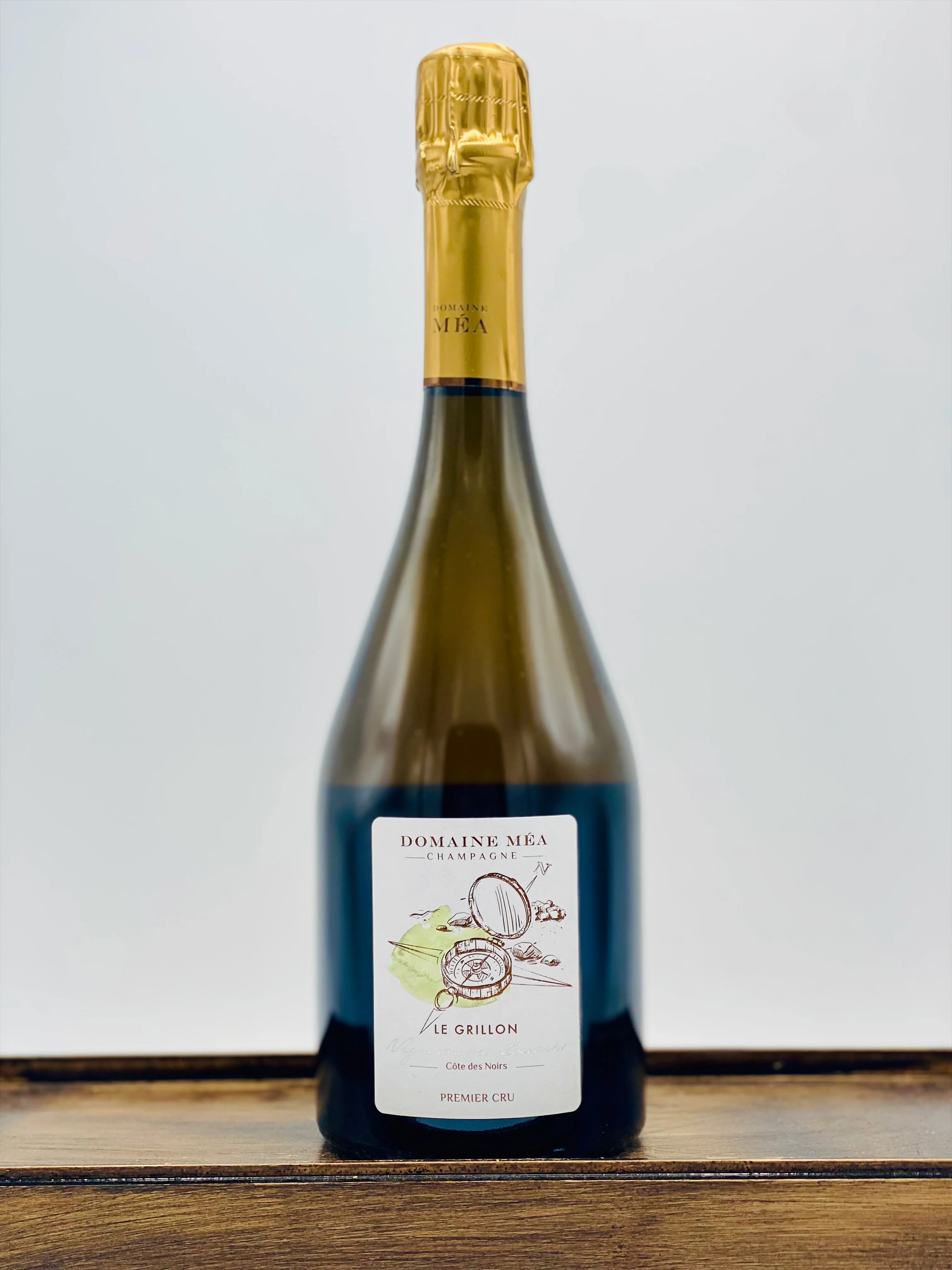 Domaine Méa Champagne Cuvée Prestige 'Le Grillon' Premier Cru Extra Brut, N/V