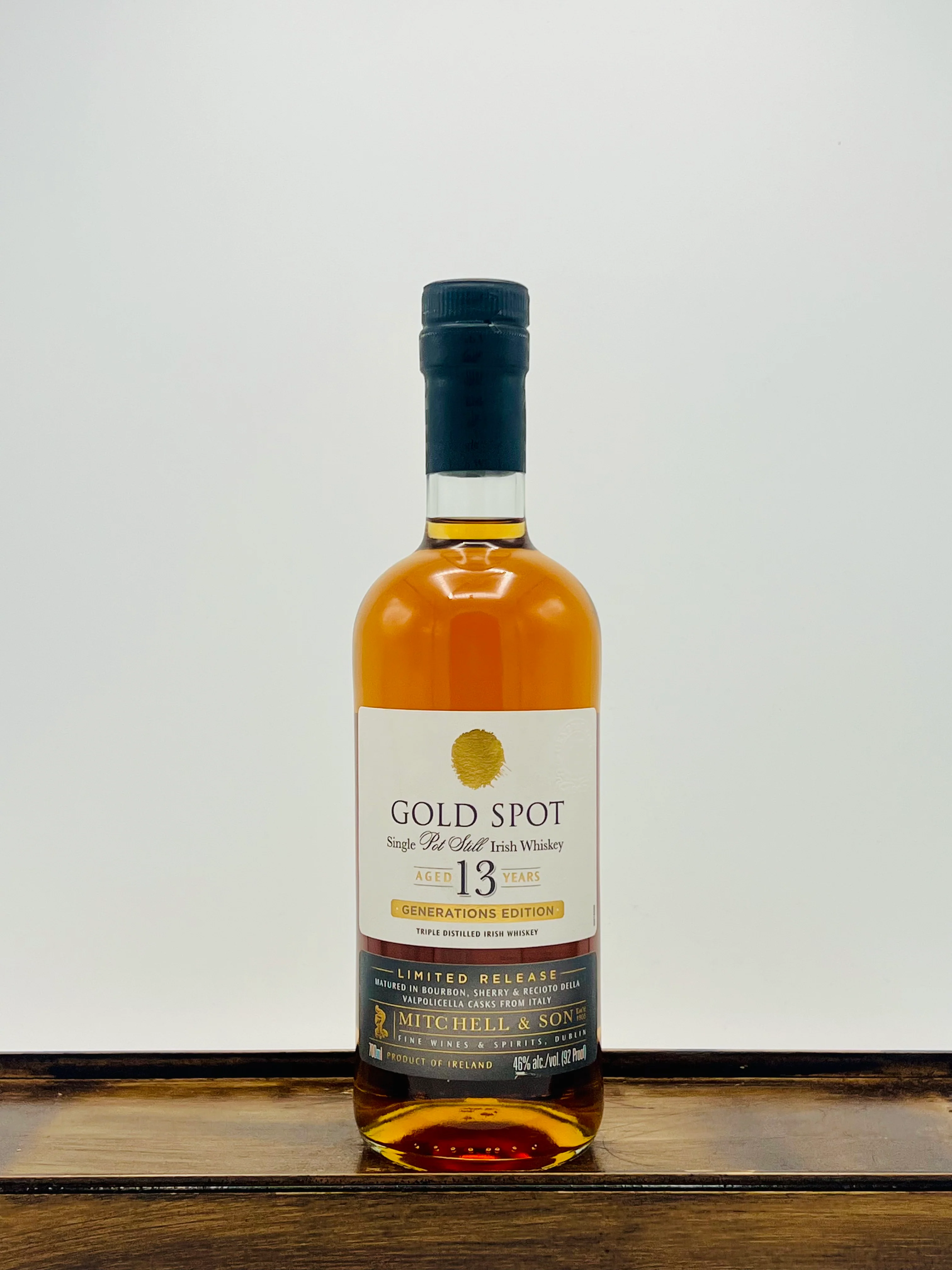 Gold Spot Single Pot Still 13 Year Irish Whiskey