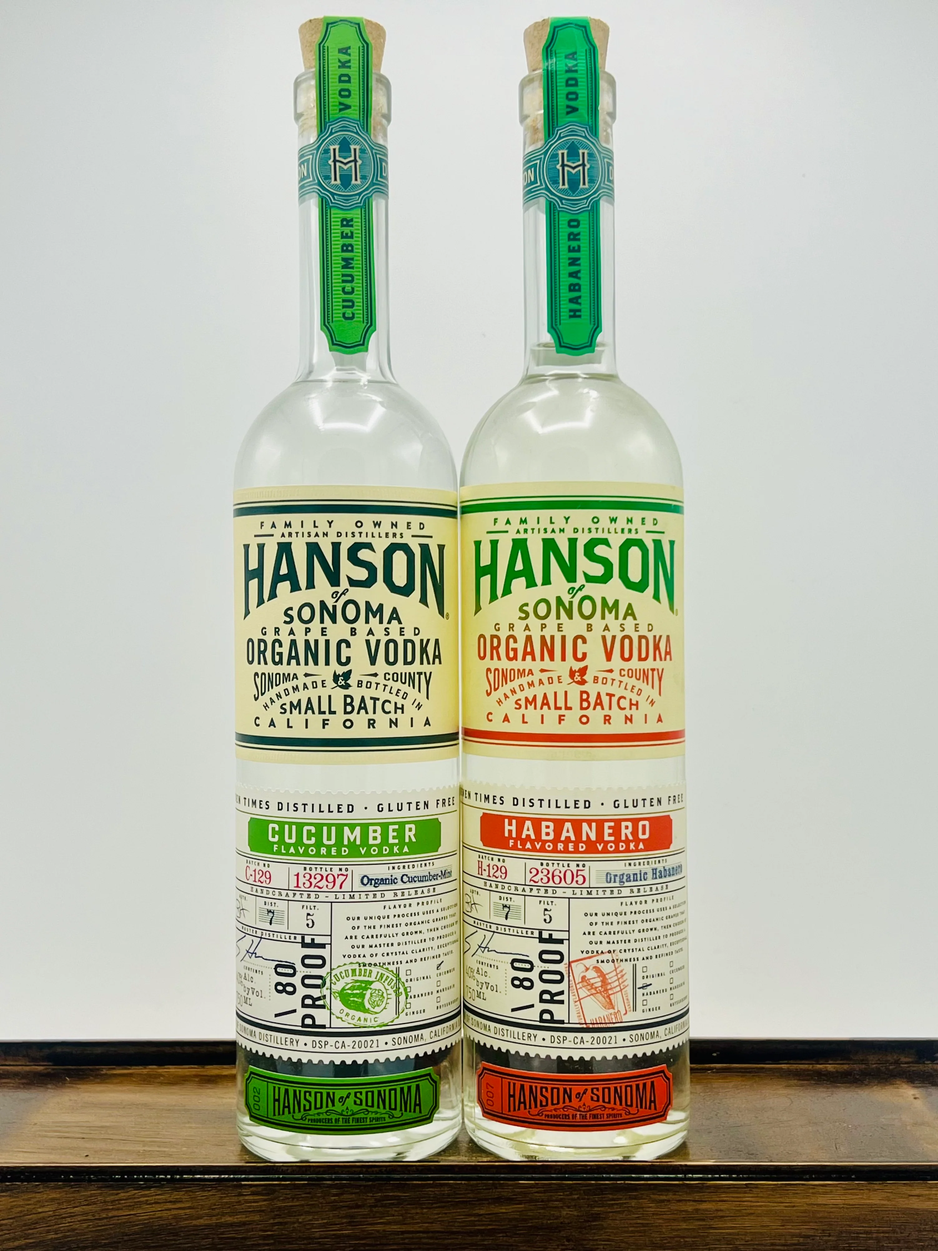 Hanson of Sonoma Organic Cucumber Vodka