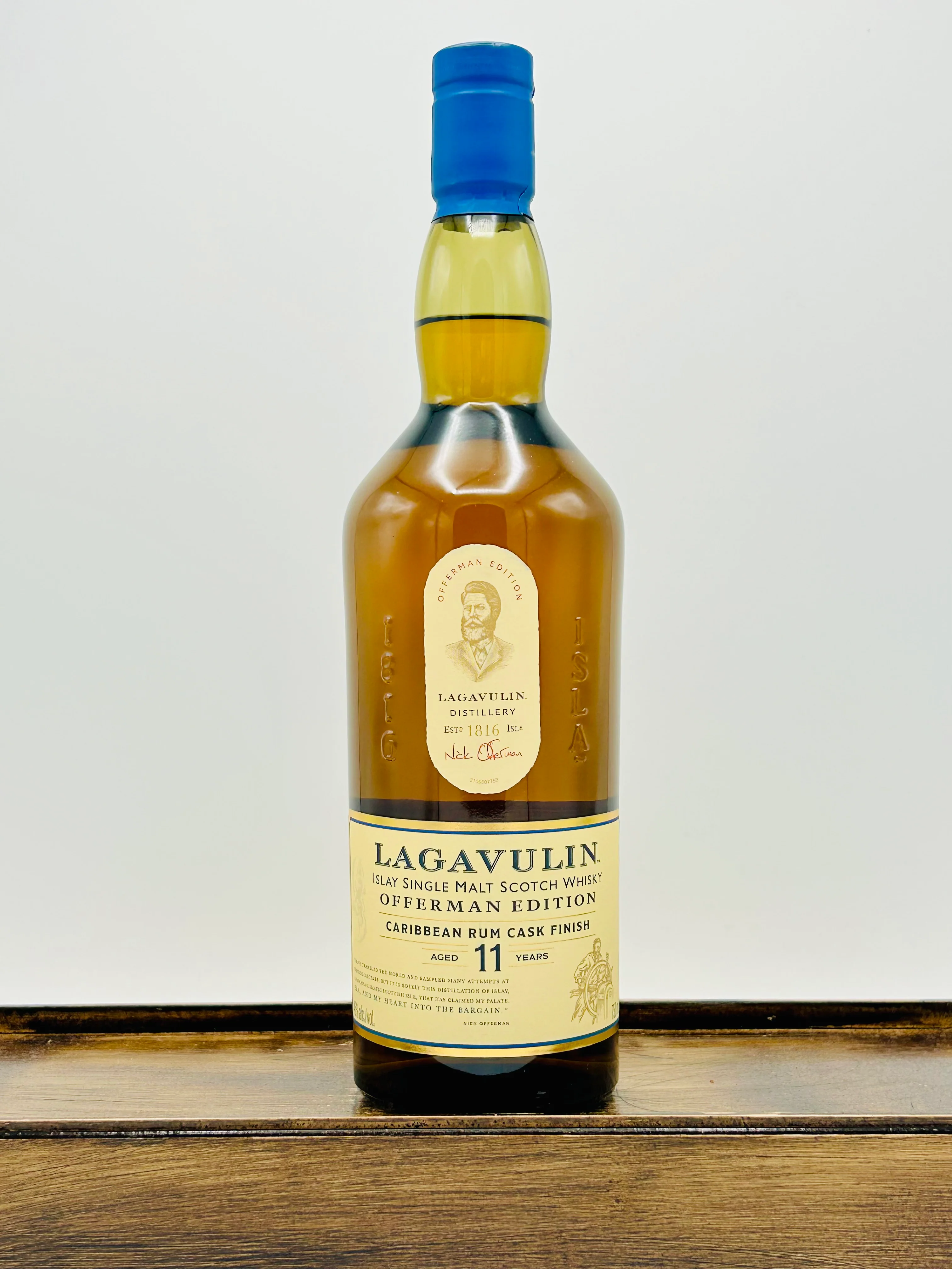 Lagavulin 11 Year Offerman Edition Caribbean Rum Cask Finish Single Malt Scotch Whisky
