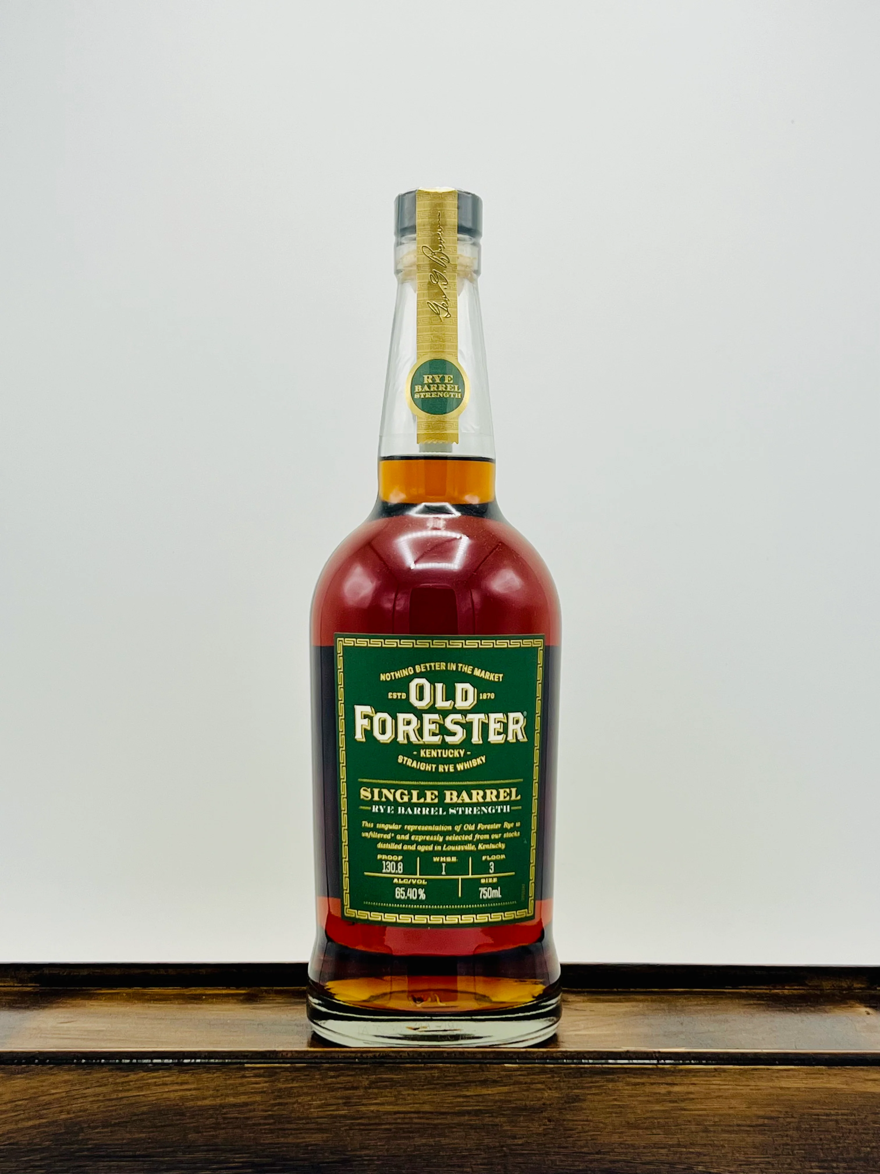 Old Forester Barrel Proof Rye Whisky