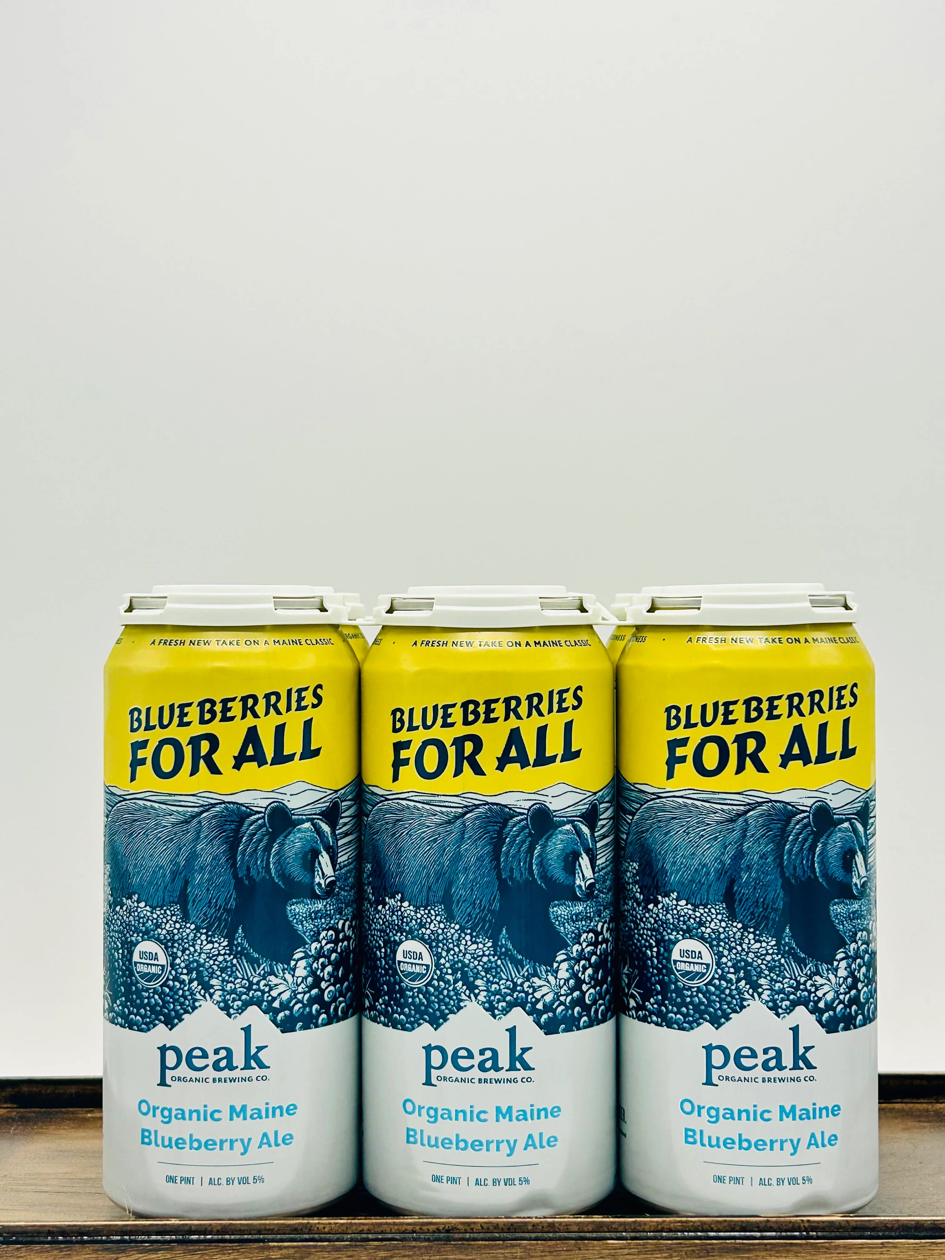 Peak Organic Brewing 'Blueberries for All' Blueberry Ale (6pk Can)
